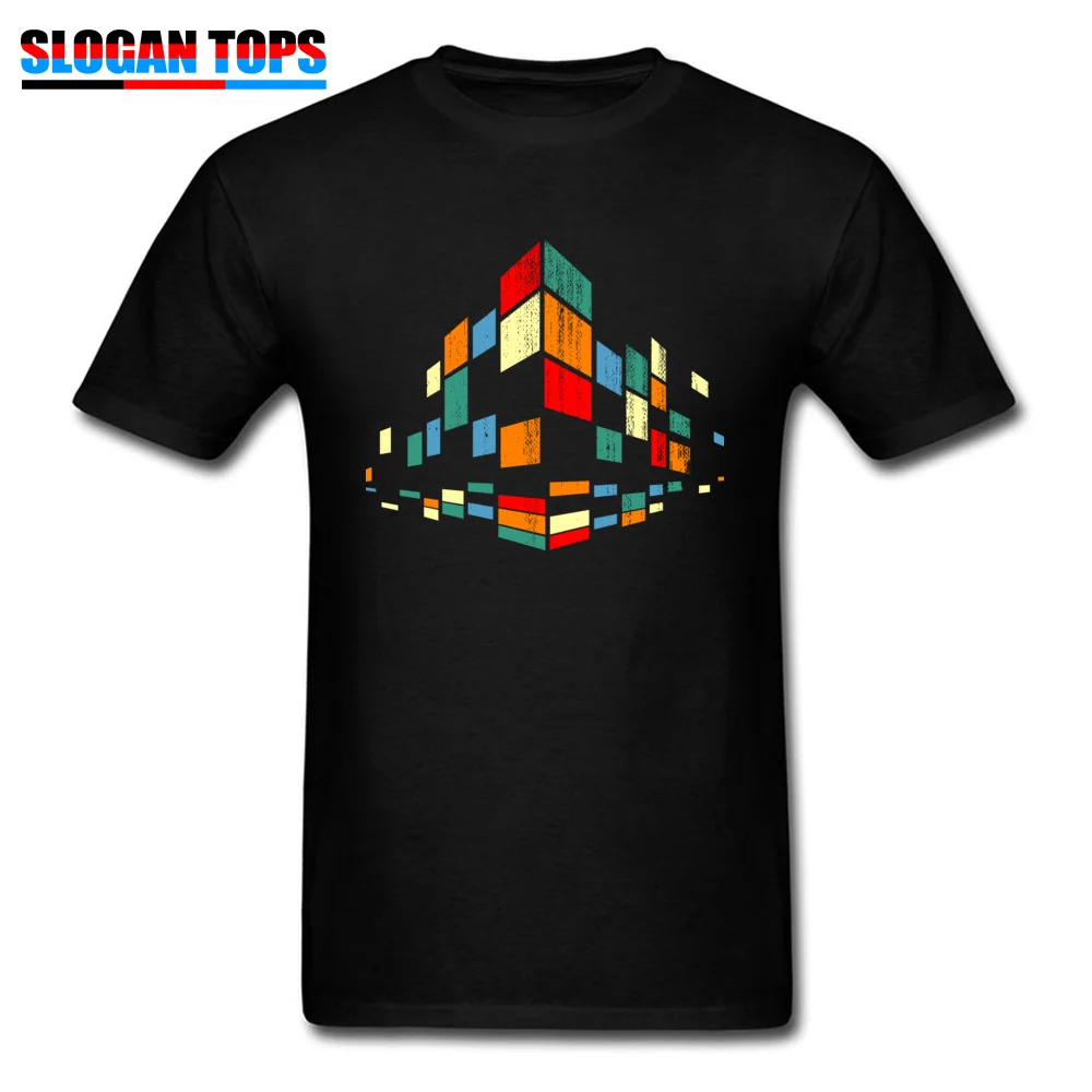 Short Sleeve Tops & Tees Crew Neck 100% Cotton Fabric Mens Top T-shirts city abstract Europe Tops Shirts Funny city abstract black