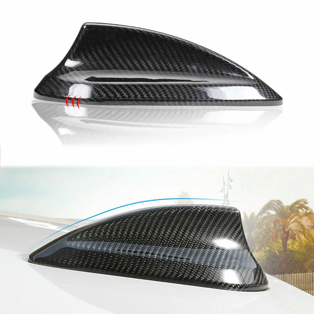 Shark Fin Aerial Antenna Carbon Fiber Cover Decoration BMW 2 3 4 F22 F30 M3 M4