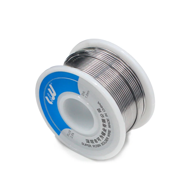 

Welding Wires 1.0mm 100g Tin for soldering 60/40 Rosin Core Lead Solder Wire Welding Flux 2.0% for Soldering Wire Reel