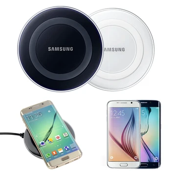 

Samsung Qi Wireless Charger Pad For Galaxy S10 S9 S8 Plus S7 edge /iPhone 8 Plus X, 5V/2A Charging Stand EP-PG920I
