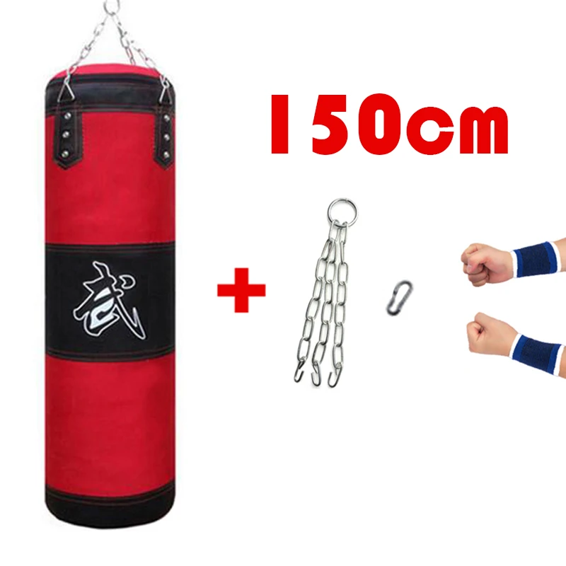 60/80/100/120/150/200см боксерская груша утолщенной холст boxing bag для тренировки Пробивание