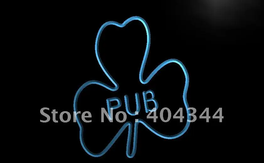 

LB488- Shamrock Pub Display Beer Bar NR LED Neon Light Sign