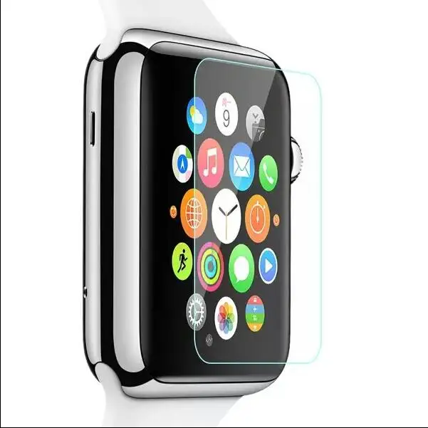 9 H Премиум закаленное Стекло для Apple watch 38 мм 42 мм Стекло Экран протектор для iwatch 38 мм 42 мм 100 шт./лот