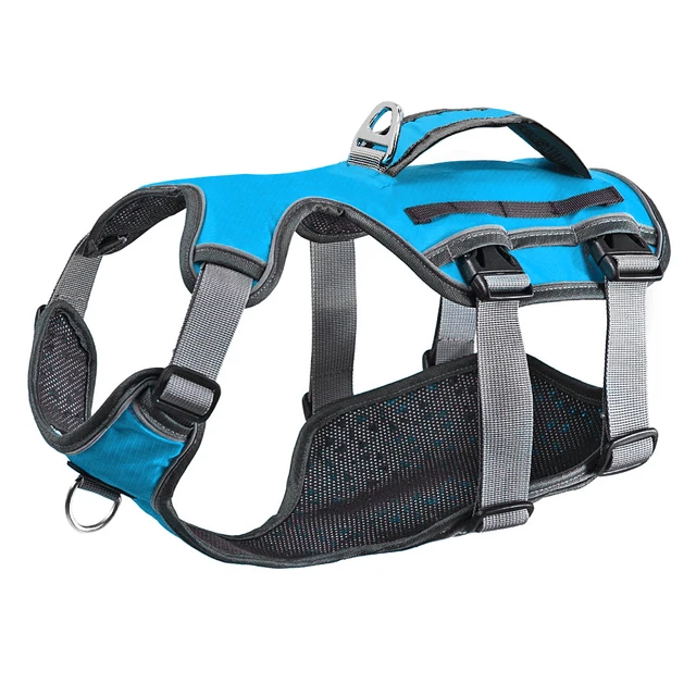Reflective Dog Harness With Lift Handle Mesh Dog Halter Harness Vest