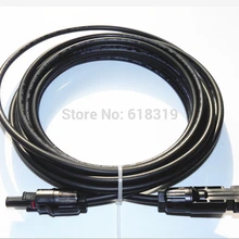 10 метров(32,81 футов) 1000 В PV системы удлинитель 4.0mm2(12AWG)+ солнечный разъем CFP418-10BK