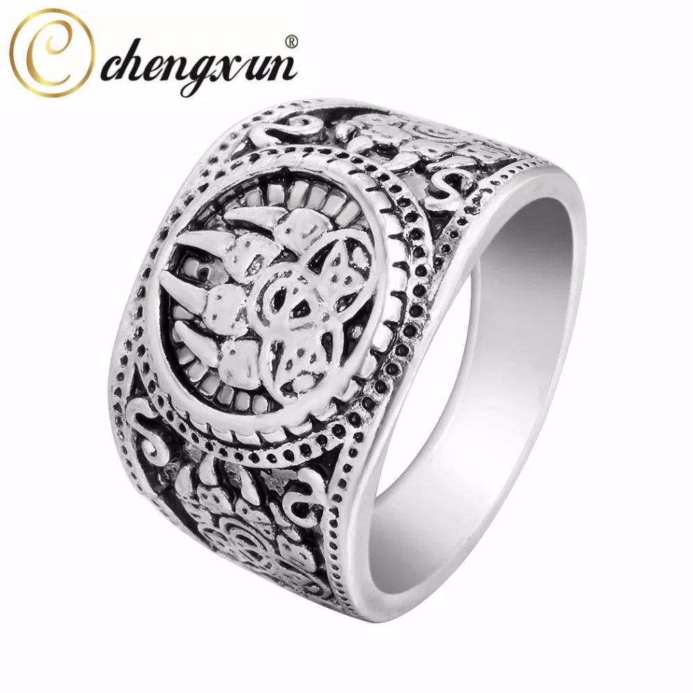 13 CHENGXUN, несколько, панк, массивное кольцо, женское, мужское, ручной работы, славянский Викинг, Винтажные Ювелирные изделия, мужские кольца, подарок на день рождения, бойфренд - Цвет основного камня: 13