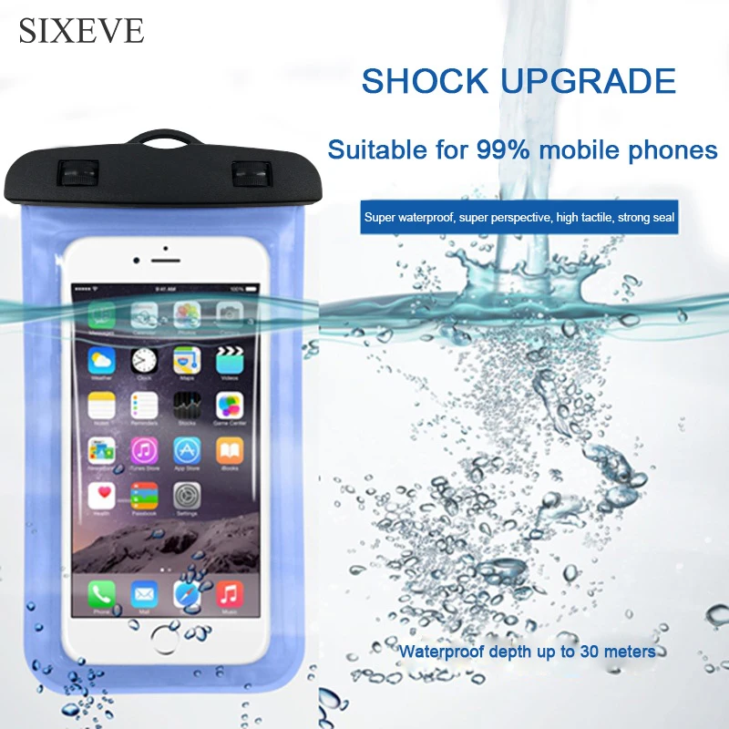 SIXEVE Универсальный Водонепроницаемый Чехол для телефона iPhone huawei samsung Xiaomi Redmi LG Nokia