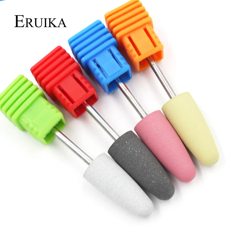 Buy ERUIKA 4pc/set 10*24mm Rubber Silicon Nail Drills