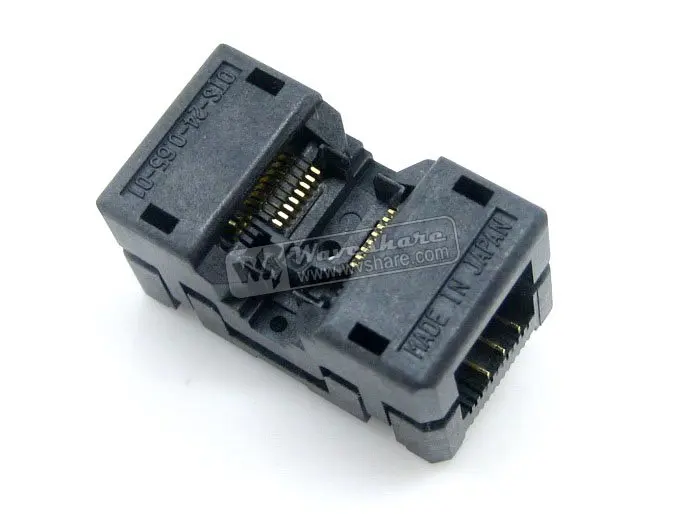 OTS-16(24)-0.65-01 SSOP16 TSSOP16 Enplas IC Test Burn-in Socket Programming Adapter 0.65mm Pitch 4.4mm Width
