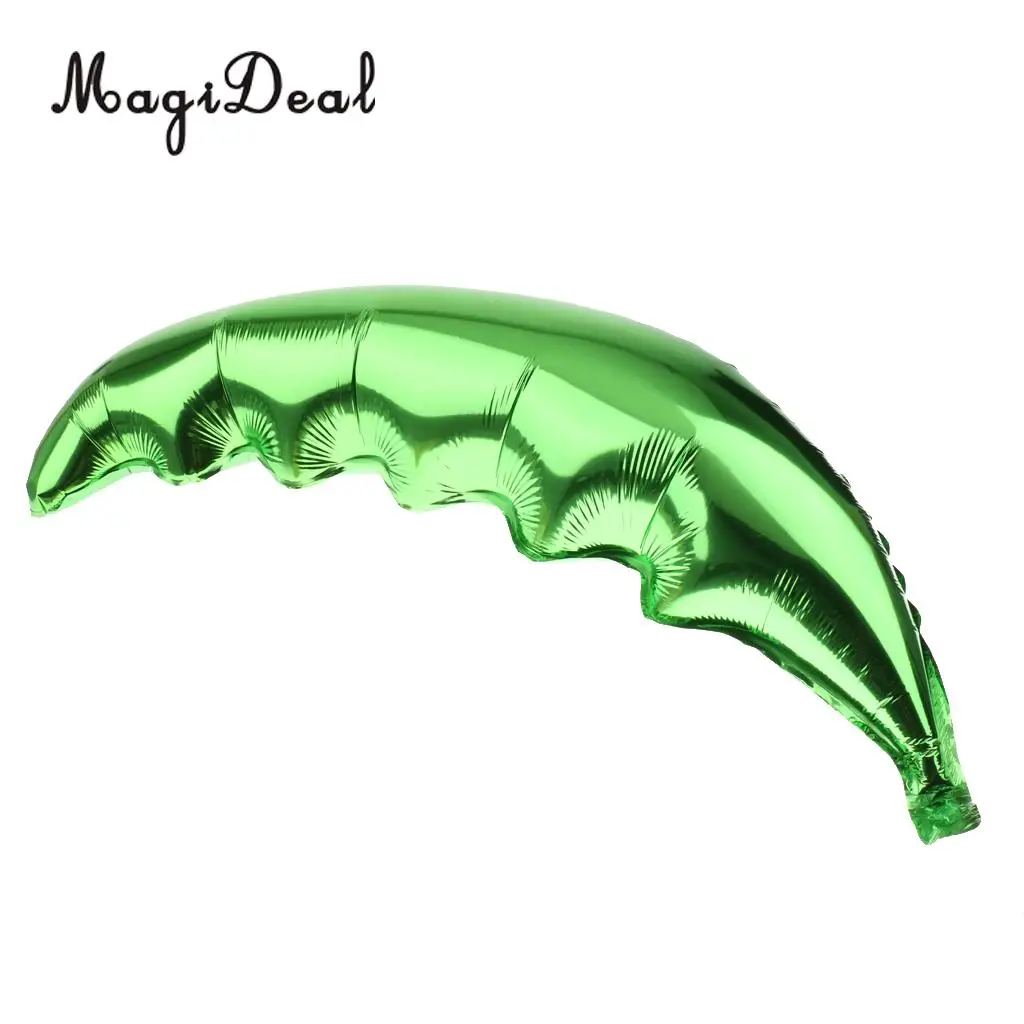 MagiDeal Set of 6pcs Palm Tree Leaf Green Hawaiian Beach Party Balloon Party Decor