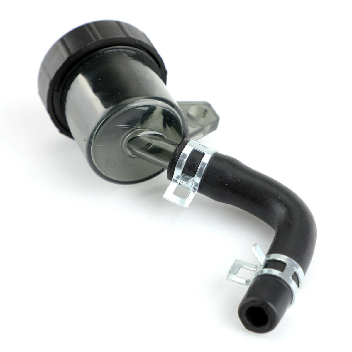 Universal 1pc Motorcycle Rear Brake Clutch Master Cylinder Fluid Reservoir Oil Tank Cap Black Plastic For Honda Kawasaki Yamaha
