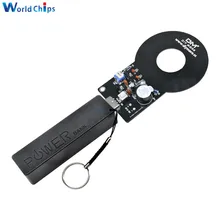DIY Kit детектор металла Комплект 18650 USB Мощность банк чехол DC 3 V-5 V 60 мм Бесконтактный Сенсор доска Электронный модуль комплект детектор металла