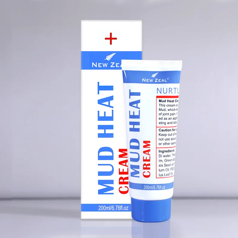 JYP NewZealand Rotorua Mud Heat Cream Joint Pain Relief Muscular Aches Arthritis Green Lipped Mussel Massage Gel for Itchy Skin