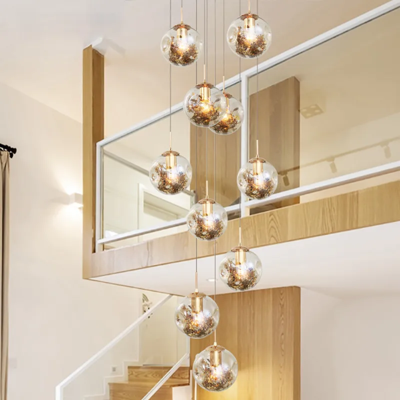 Подвесная домашняя люстра в стиле арт деко украшение для столовой длинная