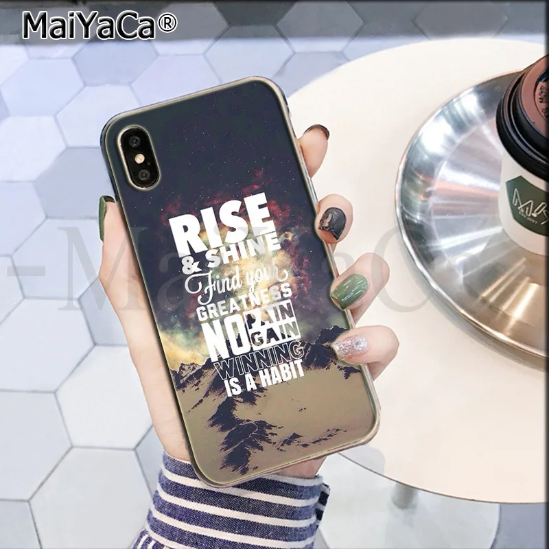 MaiYaCa с мотивами ислама цитаты защитный мобильный телефон чехол для Apple iPhone 8 7 6 6S Plus