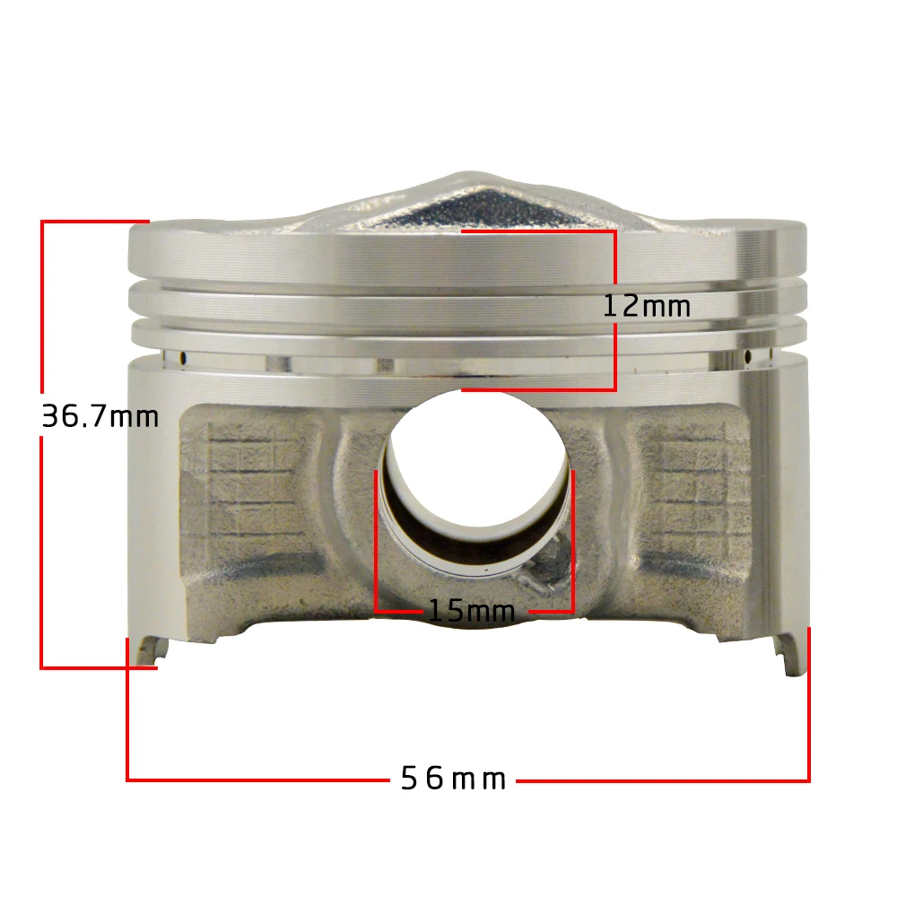 STD+ 25+ 50 диаметр 56 мм 56,25 мм 56,5 мм поршневой штифт 15 мм поршень двигателя мотоцикла для Yamaha FZ400 Fazer 1997 FZR400 SP 1989-1994