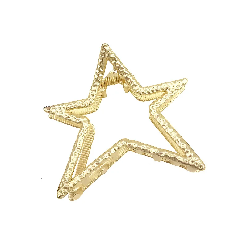 Pentagram Gold UNTAMED сплав большие шпильки головные уборы коготь зажимы женский хвостик аксессуары для волос гребни для девочек шпильки для волос когти - Цвет: Pentagram Gold