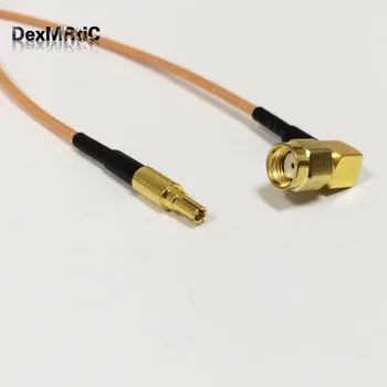 

1PC New RP-SMA Male Plug Right Angle Connector Switch CRC9 Convertor RG316 Wholesale Fast Ship 15CM 6" Adapter