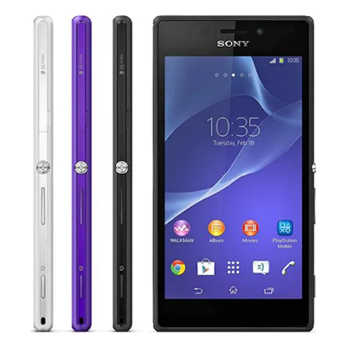 Разблокированный Xperia M2 4," Android 1 ГБ ОЗУ 8 Гб ПЗУ четырехъядерный 8 Мп одиночный/две sim-карты wifi 1080P 4G LTE мобильный телефон