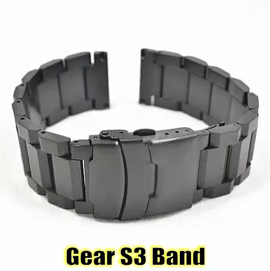 Prix pour Vitesse S3 Frontière/Classique Montre Bande, 22mm boucle Déployante En Acier Inoxydable Métal Remplacement Bracelet Sangle pour Samsung Gear S3 Prix pour Vitesse S3 Frontière/Classique Montre Bande, 22mm boucle Déployante En Acier Inoxydable Métal Remplacement Bracelet Sangle pour Samsung Gear S3
