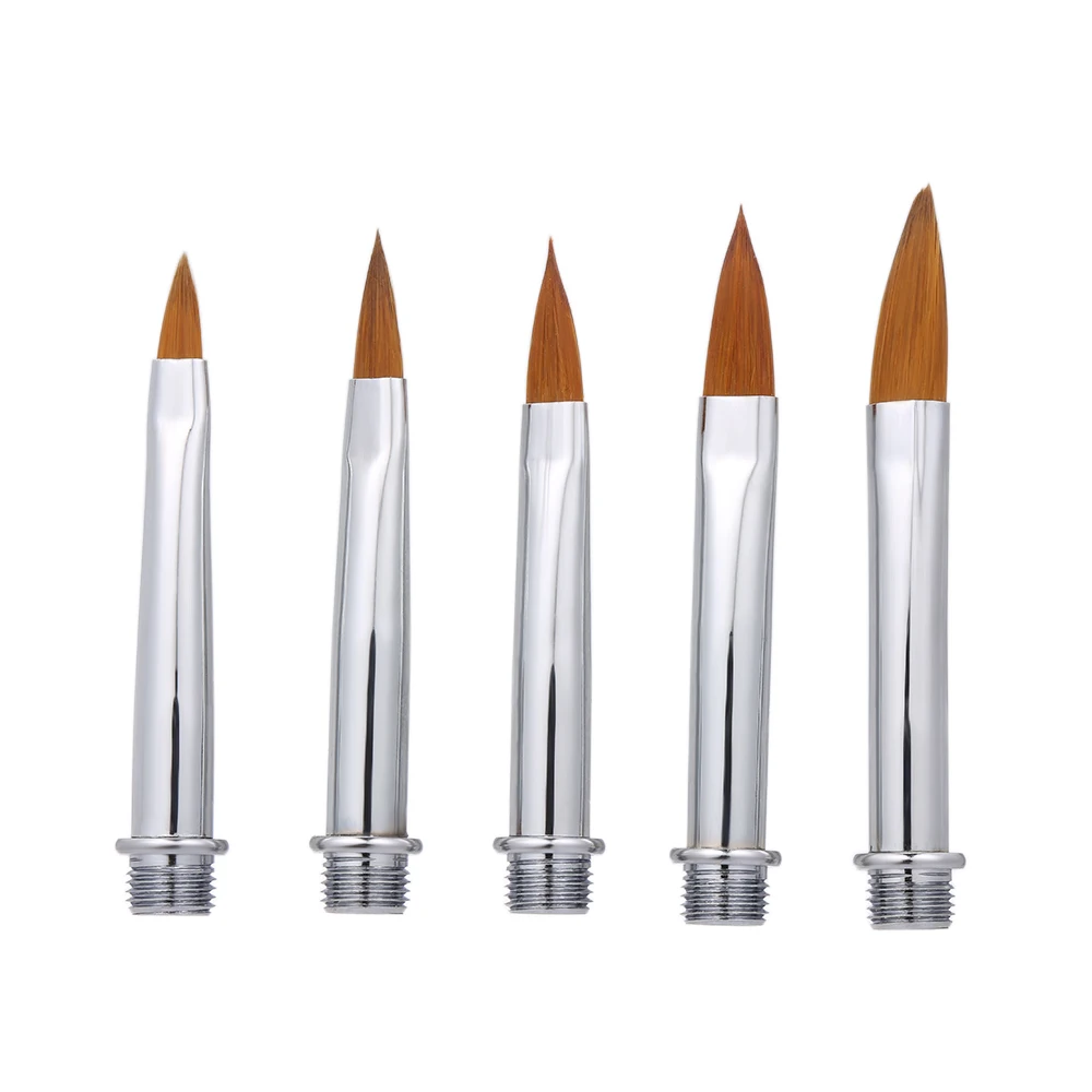 5 шт. Nail Art Brush Set расставить инструменты Макияж Ручка Маникюр Педикюр Красота Живопись Рисунок кисти для естественной искусственные акриловые ногти