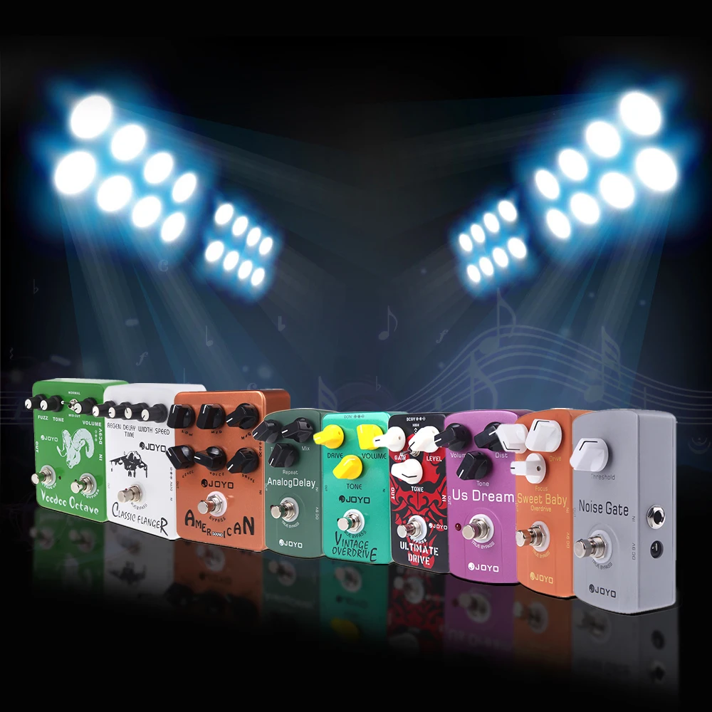 JOYO JF-12 Voodoo Октав Фуз-эффект гитарный эффект педаль настоящий обход в горячей продаже