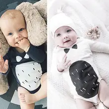 2016 New Arrival 2pcs Newborn Baby Kids Boys Girls Bodysuit Jumpsuit Outfits Set Costume