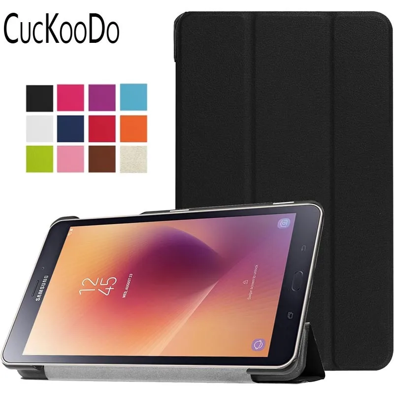 CucKooDo For Tab A 8.0'' 2017 Slim Fit Smart Rubber Case Cover with Auto Wake/Sleep for Samsung Galaxy 8.0 inch SM-T380 |