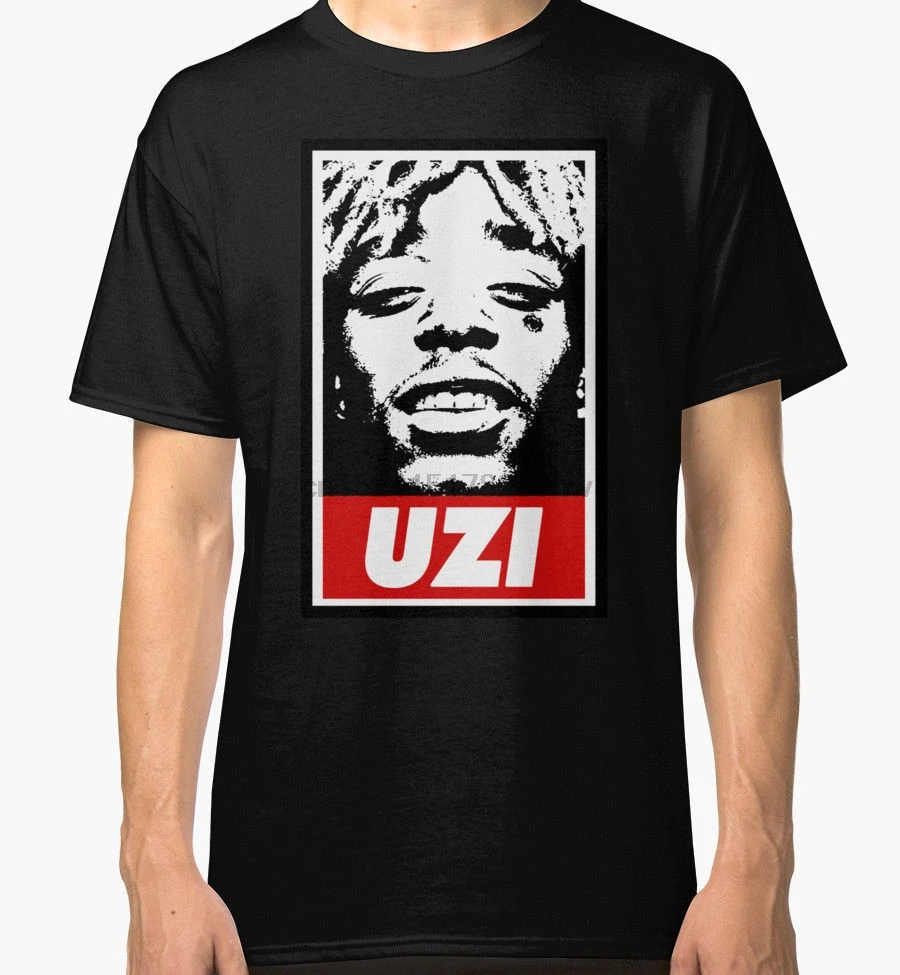 Семейные футболки мужские с круглым вырезом и принтом новые модные Lil Uzi Vert |