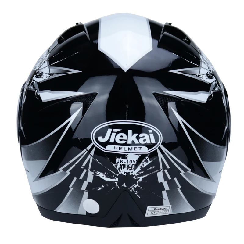 JIEKAI, Новое поступление, защитный флип, полный, для лица, мотоциклетный шлем с внутренним солнцезащитным козырьком, для всех, доступный, двойной объектив, мотоциклетный шлем