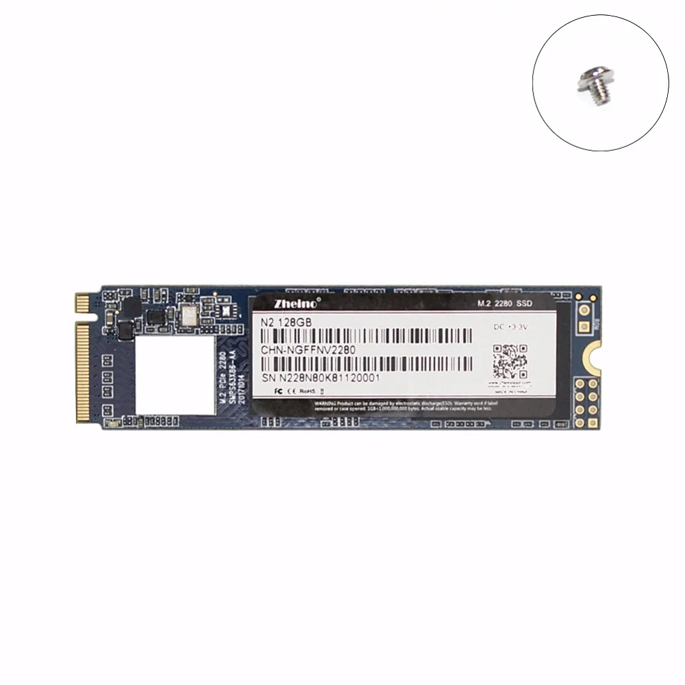 Zheino M.2 128 ГБ SSD PCIE NGFF NVME 2280 Внутренний твердотельный жесткий диск 256 ГБ 512 ГБ ssd