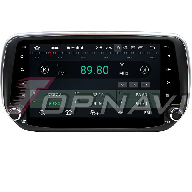 Topnavi Восьмиядерный Android 8,0 Авторадио плеер для hyundai IX45/Santa Fe Видео Стерео 2Din gps Навигация стерео без DVD