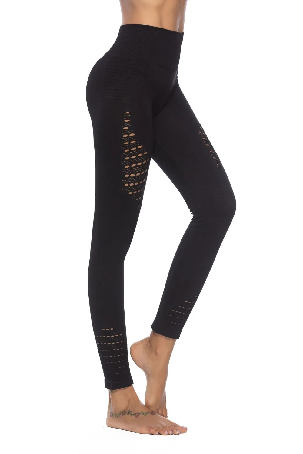 Koop Leggings Compressie Broek Jogger Vrouwen Fitness Super Rekbare Oefening Broek Broek Leggings Naadloze Tummy Controle
