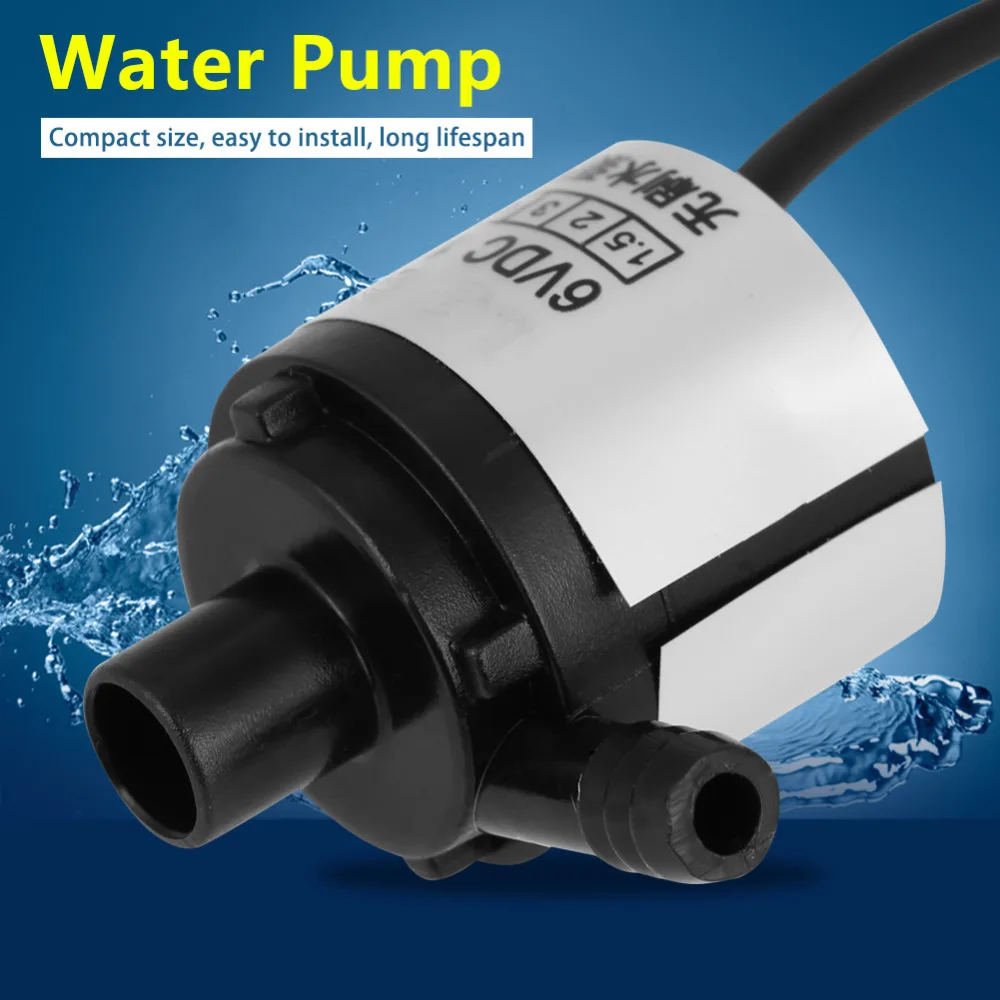 12V DC Ultra Quiet Submersible Water Pump Mini DC 12V 5W Brushless