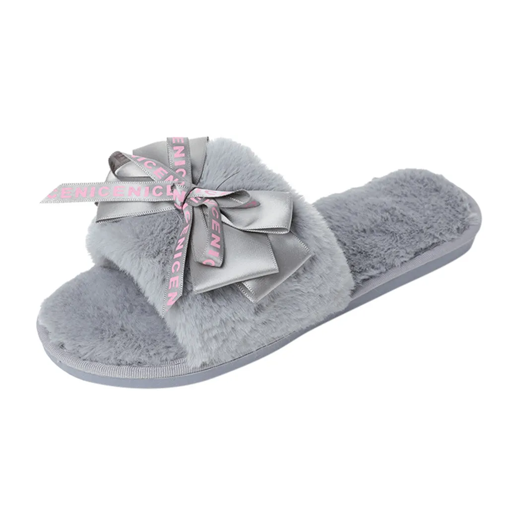 Women's Wool Slippers Open Toe sandals