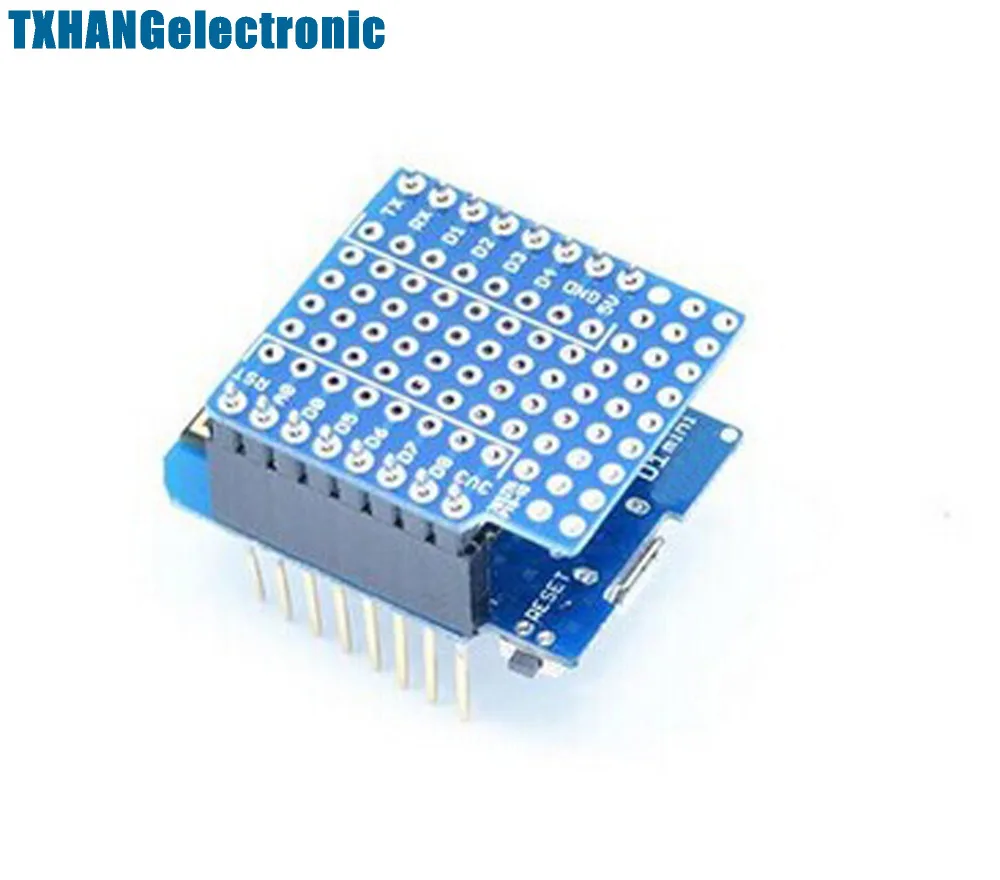 

5PCS ProtoBoard Shield for WeMos D1 mini double sided perf board