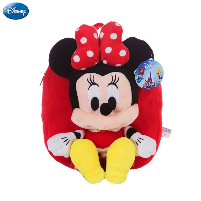 genuine disney backpack mickey mouse minnie 25cm plush cotton disney christmas gifts
