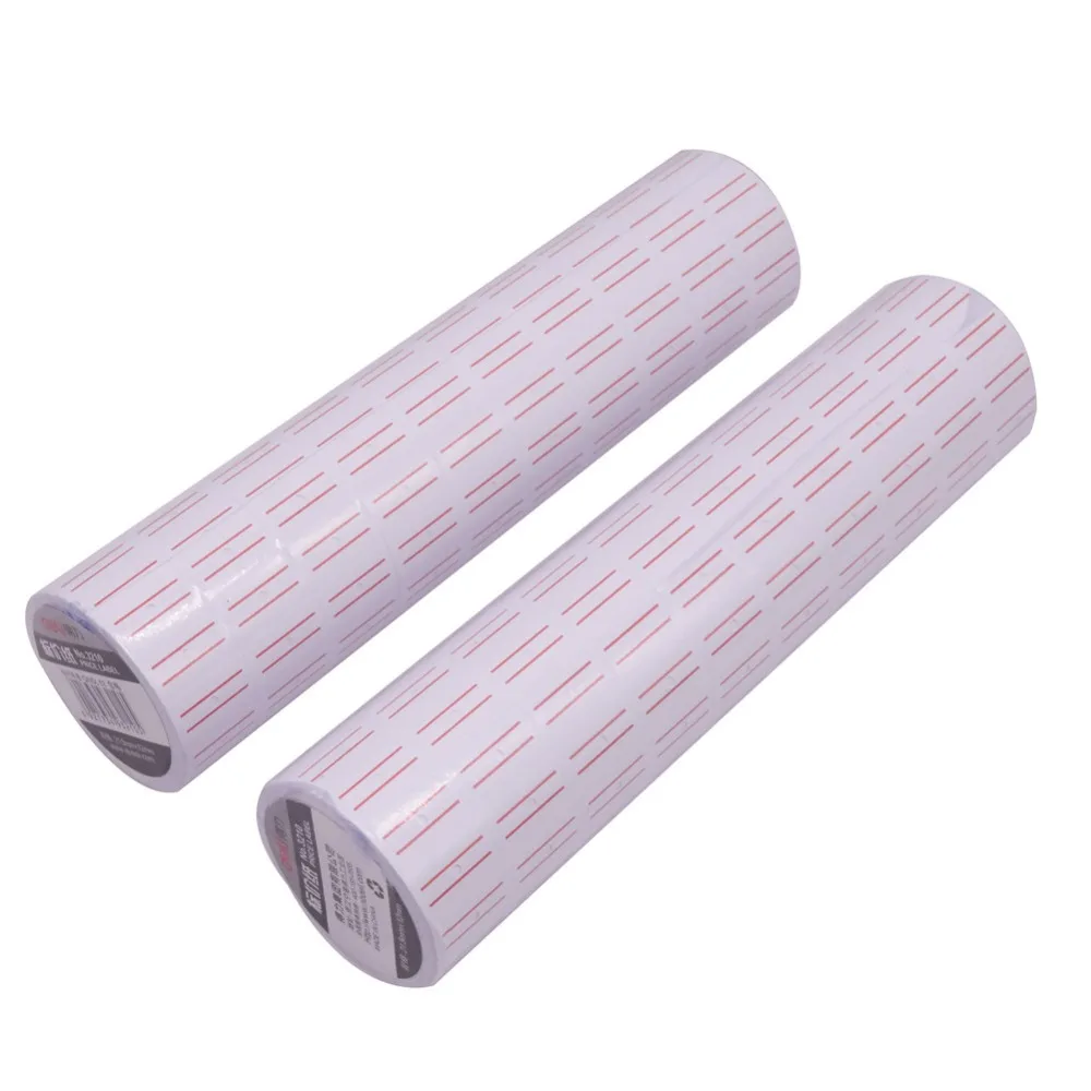 Código de Etiqueta de Preço do Produto Volumes Autocolante Papelaria 22*12 Lojas mm Estudantes Casa Escritórios Escolas Papel 12000 Pcs 20 8 Material escolar e de escritório