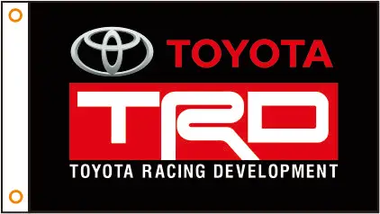 Автомобильный флаг TOYOTA Banner 3 фута x 5 футов 100% полиэстер 01 | Дом и сад