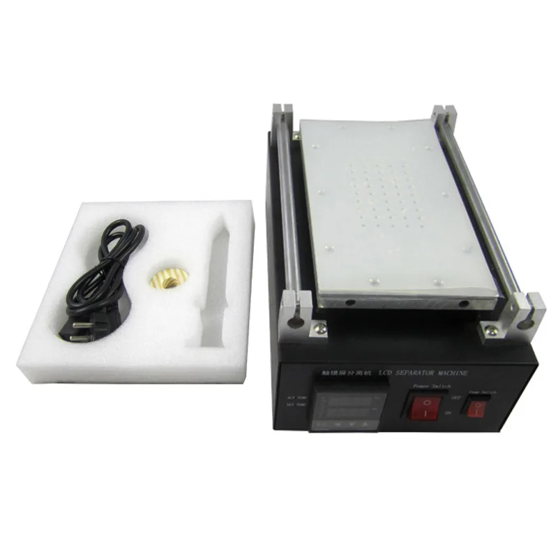 

7 inches build-In Air Pump Vacuum LCD Separator Screen Repair Machine Kit For iPhone Samsung with Cutting Line non-slip mat