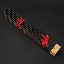 Mother’s Day Gift 10 Pairs Qualty Chopsticks Gold Ebony Chopsticks Same Plate Process with Swiss Watch Noble