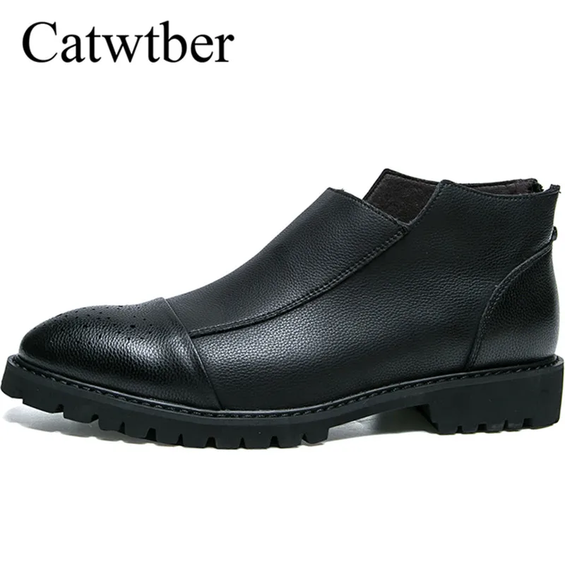 

Catwtber Men Dress Shoes Luxury Brand Slip On Wedding Shoes with Metal Pointed Toe Men Snake Pattern Chaussure Homme Footwear