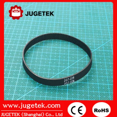 228mm length 114 teeth 9mm width Closed loop GT2 Timing Belt 228 2GT 9