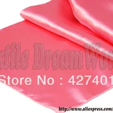 Светло-Гуава 1" x 108" атласный настольный бегун Свадебные украшения/вечерние украшения/Свадебные украшения для вечеринки цвета