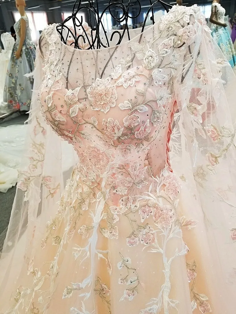 Vestido de festa с аппликацией без рукавов прозрачное бальное платье кружевное