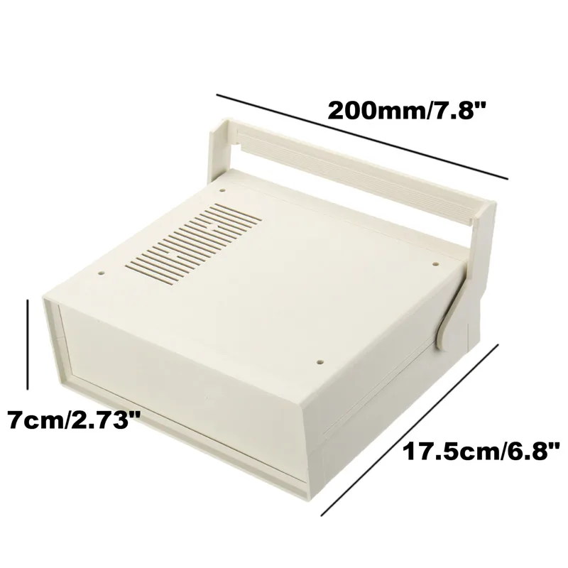 200x175x70 мм белый клеммный блок инструмент оболочка схемы ящик для хранения пластмассовый, водонепроницаемый корпус Корпус для установки электроники чехол