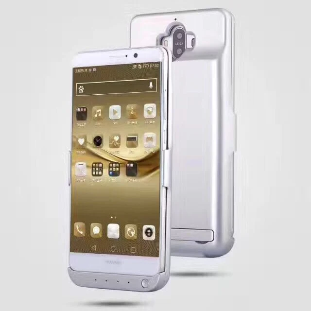 Удлиненные 7000 мАч телефон Батарея Мощность случае Чехлы для мангала для Huawei mate9 Mate 9 защитный телефон Зарядное устройство Чехол - Цвет: Серый