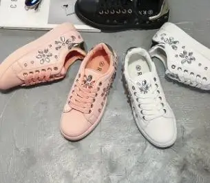 

2018 new fashion microfiber casual shoes sponge cake women's low tide shoes
