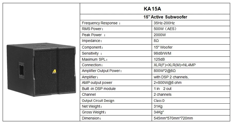 KA162 пиковая мощность 640 Вт 2 дюйма* 16 колонка, динамик для церковных встреч, свадеб, крытых, наружных, мини, ni line массив, акустическая система