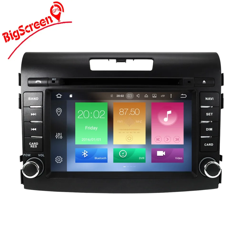 Clearance The Newest Android8.0 7.1 8 Core Car CD DVD Player GPS Navigation For Honda CRV 2012-2016 Autoradio Recoder Stereo headunit WIFI 1